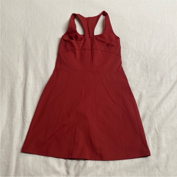 EUC Girlfriend Collective Paloma Racerback Dress M Ember/Red - Picture 3 of 3